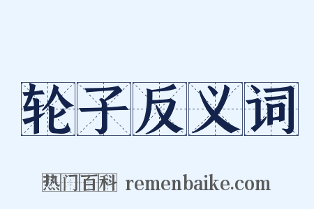 轮子反义词是什么意思的图片